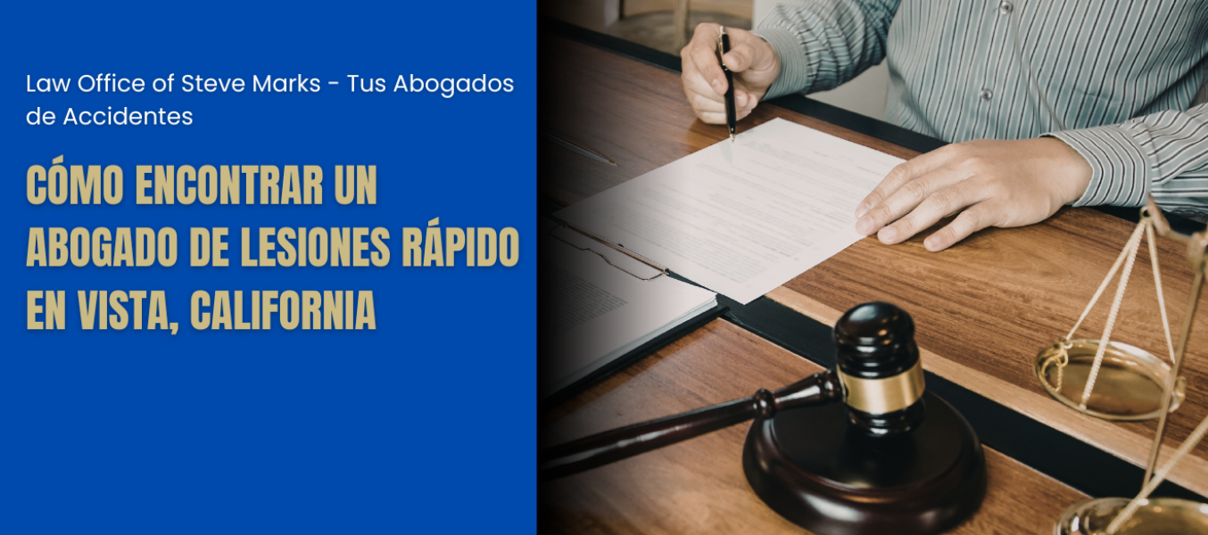 Cómo encontrar un abogado de lesiones rápido en Vista, California